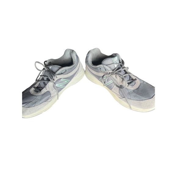 New Balance Other - New Balance Walking Shoes Men's 14.5 2E Wide Gray Suede Mesh ABZORB Comfort USA